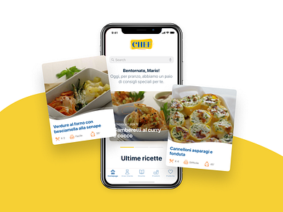 Chef, cosa cucino oggi? Mobile app #1 app application cooking mobile recipes