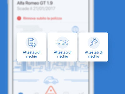 Genialloyd insurance app #4 application icons interactions ios ios app mobile slider two tone