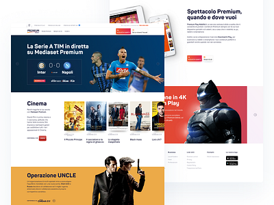 Mediaset Premium website #1