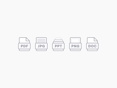 File type icons