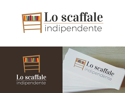 Lo scaffale indipendente adobe illustrator book book logo branding branding design editorial design logo minimal minimalist logo vector