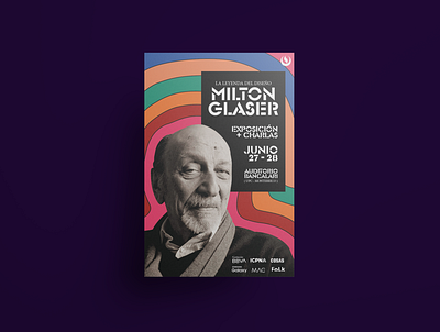 MILTON GLASER IN LIMA / POSTER advertising afiche colorful graphic design lima milton glaser photoshop poster