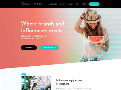 Statusphere startup web design
