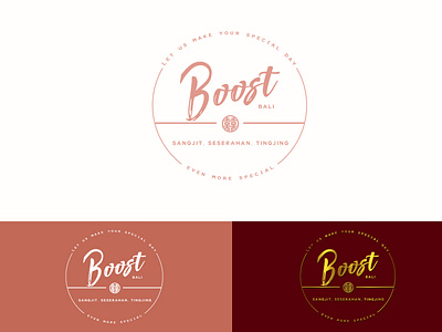 Boost Logo l Wedding and Engagement Organizer