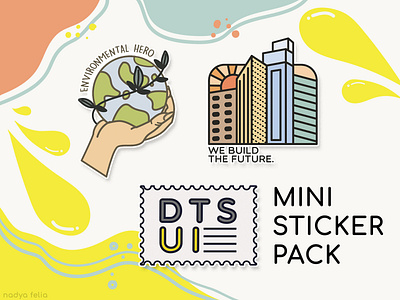 Mini Sticker Pack l Merchandise design illustration merch merchandise stickers vector vector art