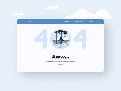 404 error  page