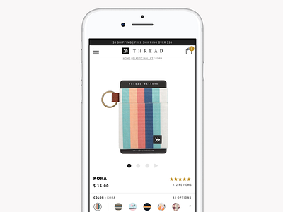 Thread Wallets Product Pages
