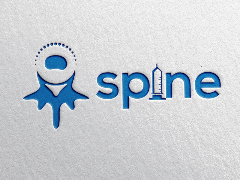S letter spine logo vector, Chiropractic spine Logo design.