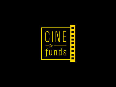 Cine funds cinema funds logo cinema logo cinema studio logo designer cinematic logo film studio logo logo for cinema movie logo movie theater logo