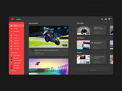 YouTube Redesign