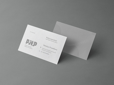 Business card design for podiatrist's doctor