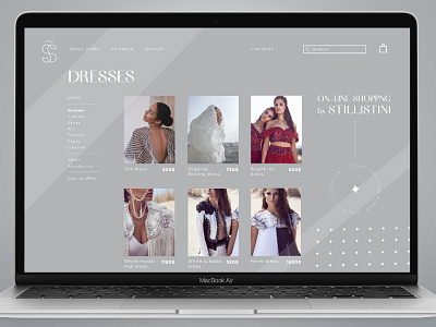 Design concept of landing page/web for fashion brand apparel apparel logo branding clothes complex concept design dress fashion feminine landing landingpage onlinestore shop shopping shopping bag web