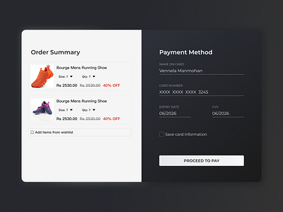 Credit Card Checkout - Daily UI 002