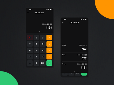 Calculator App - Daily UI 004