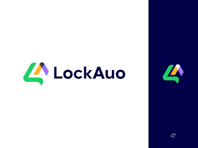 LockAuo Logo Design