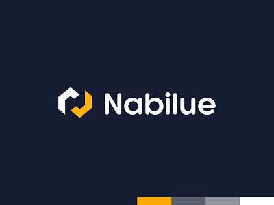 Nabilue Logo Design brand brand identity branding brandmark clean color design identity letter logo logo design logo designer logo mark logodesign logos logotype mark monogram symbol thefalcon