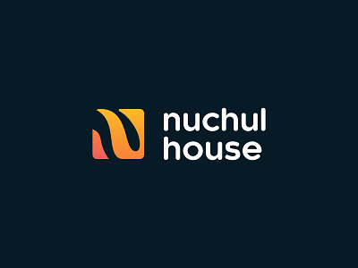 Nuchul Logo Design brand branding brandmark clean color design gradient identity letter logo logo design logo designer logo mark logodesign logos logotype mark monogram symbol thefalcon