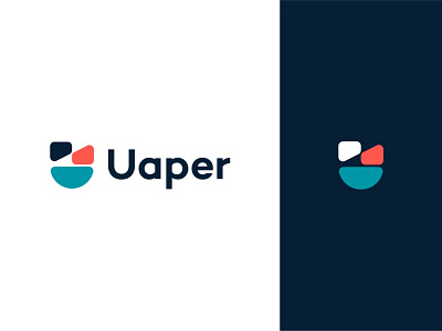 Uaper Logo Design brand branding brandmark color design identity logo logo branding logo design logo designer logo mark logodesign logofolio logos logotype monogram symbol tech thefalcon