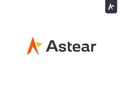 Astear Logo Design a logo abstract logo brand identity branding currency design ecommerce exchange finance icon identity identity designer investment logo logo mark mark real estate symbol thefalcon vector