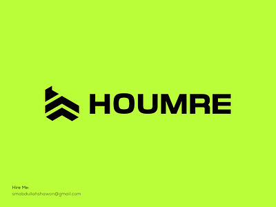 HOUMRE Logo Design brand branding brandmark clean color design gradient identity letter logo logo design logo designer logo mark logodesign logos logotype mark monogram symbol thefalcon