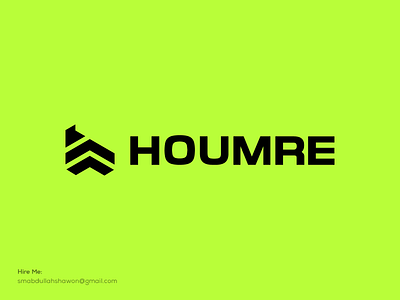 HOUMRE Logo Design brand branding brandmark clean color design gradient identity letter logo logo design logo designer logo mark logodesign logos logotype mark monogram symbol thefalcon