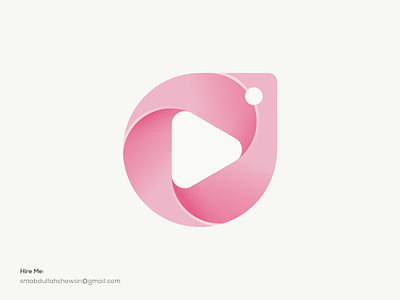 Play Logo brand brand identity branding clean clean logo color colorful design gradient graphic design lettermark logo logo designer logodesign logomark logos minimalist monogram thefalcon typography