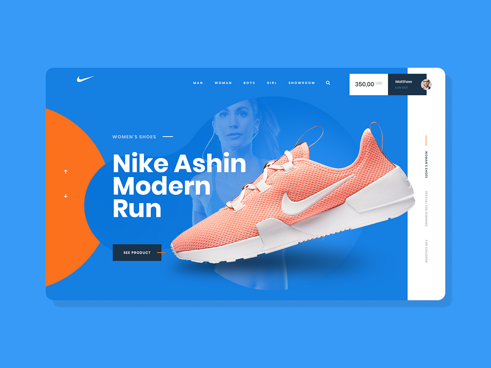 Nike webpage concept by Rohit Singh 🚀 on Dribbble