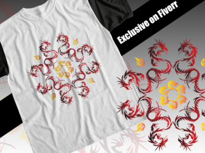 i will design your t shirt with custom creative  shapes 2