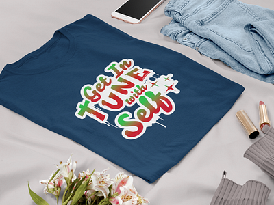 Get in Tune with self | awesome t shirt design | graffiti shirt