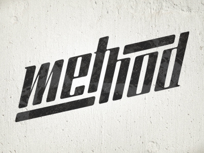 method type brand logo method type typography