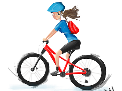 Serres in Bike! design illustration