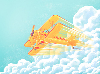 yellow plane