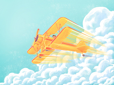 yellow plane