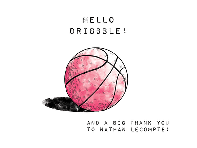 Hello Dribbble! Thank you Nathan Lecompte!