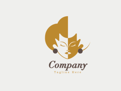 Beauty Girls branding design illustration logo
