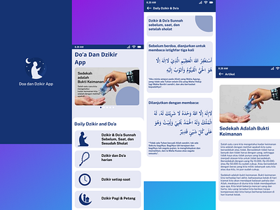 Dzikir App design figma ui