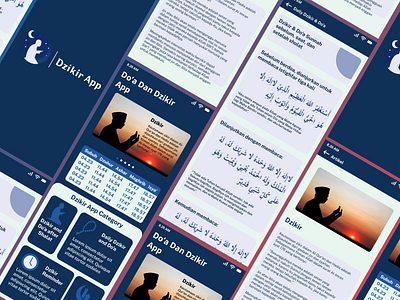 Dzikir App v.1.2 app design figma ui