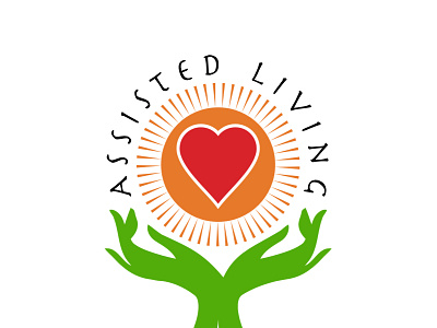 Assisted Living Logo appicon branding design logo logo design