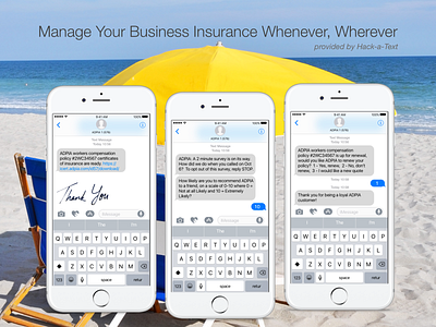 Business Insurance Mobile SMS Management