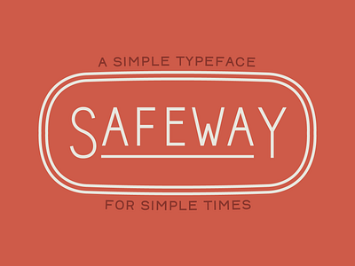 Safeway branding font type typography vector