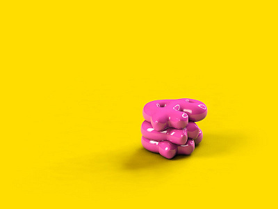 &&& 3d ampersand balloon c4d cinema 4d