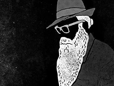 Another Day, Another Beard beard fake vintage illustration man