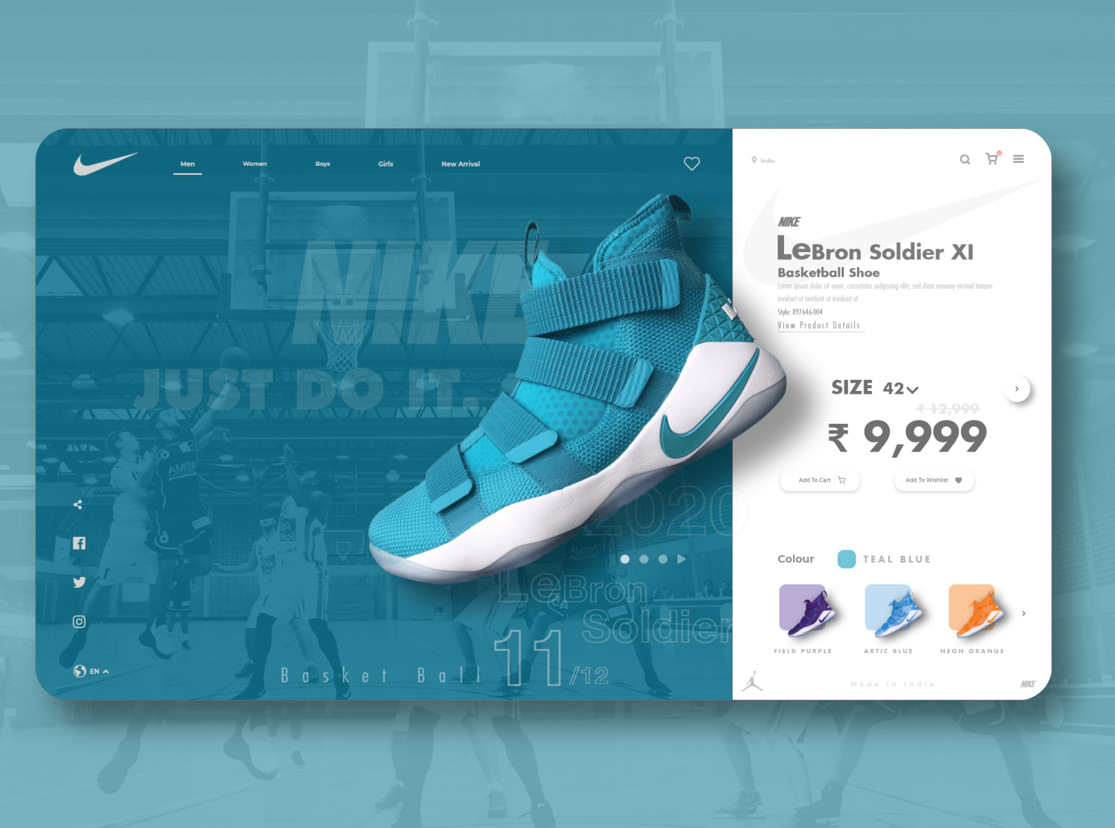 Nike Web Store by Raj Rupani on Dribbble