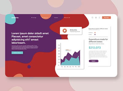 Emberto bargraph branding business chart classic color colorful design future income ui ui ux ui design uiux ux design uxui web