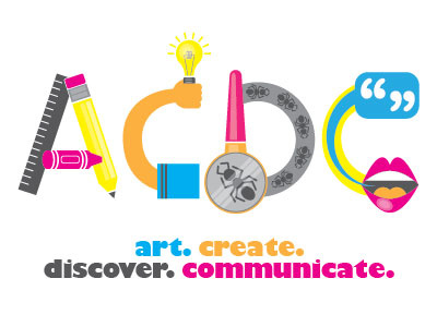 ACDC Logo 2 color kids logo vector