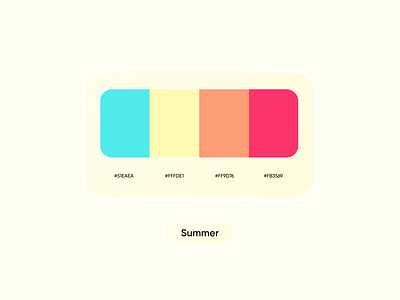 Colour_summer 2d colour design figma graphic design icon palette vector