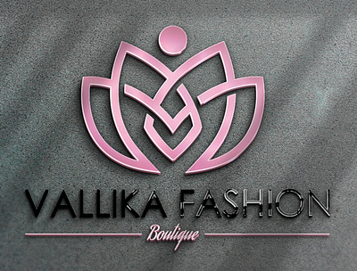 Concept Logo Design For Vallika Fashion adobe illustrator design logo logo design logodesign vector