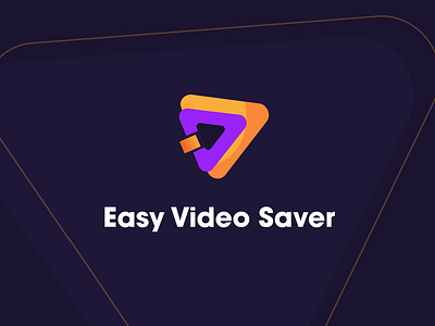 Video Saver Logo adobe illustrator branding design logo logo design logodesign vector