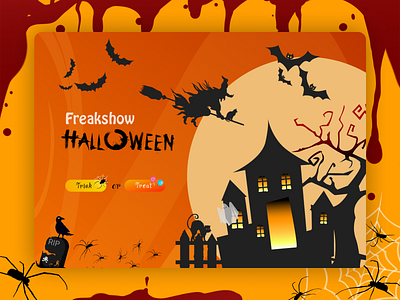 Halloween | Concept design figma halloween illustration ui web