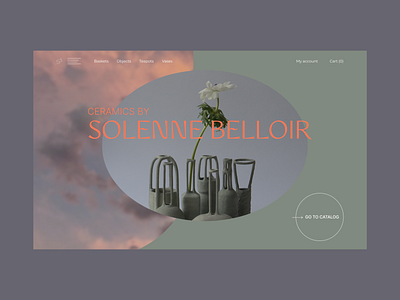 Ceramics - Website concept